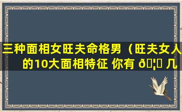 三种面相女旺夫命格男（旺夫女人的10大面相特征 你有 🦋 几 🌼 个）